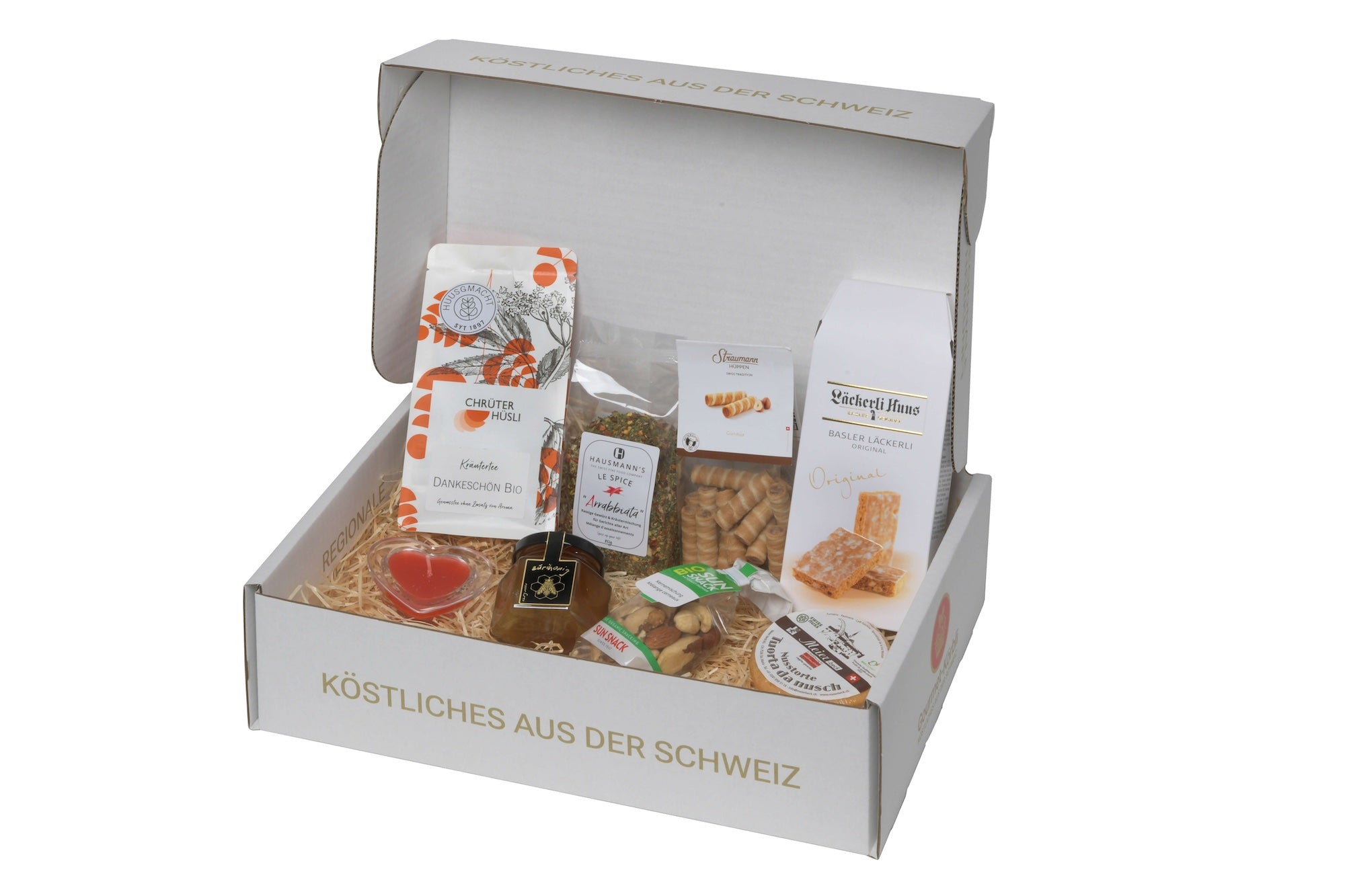 Gourmet-Körbli Merci – Schweizer Geschenkbox