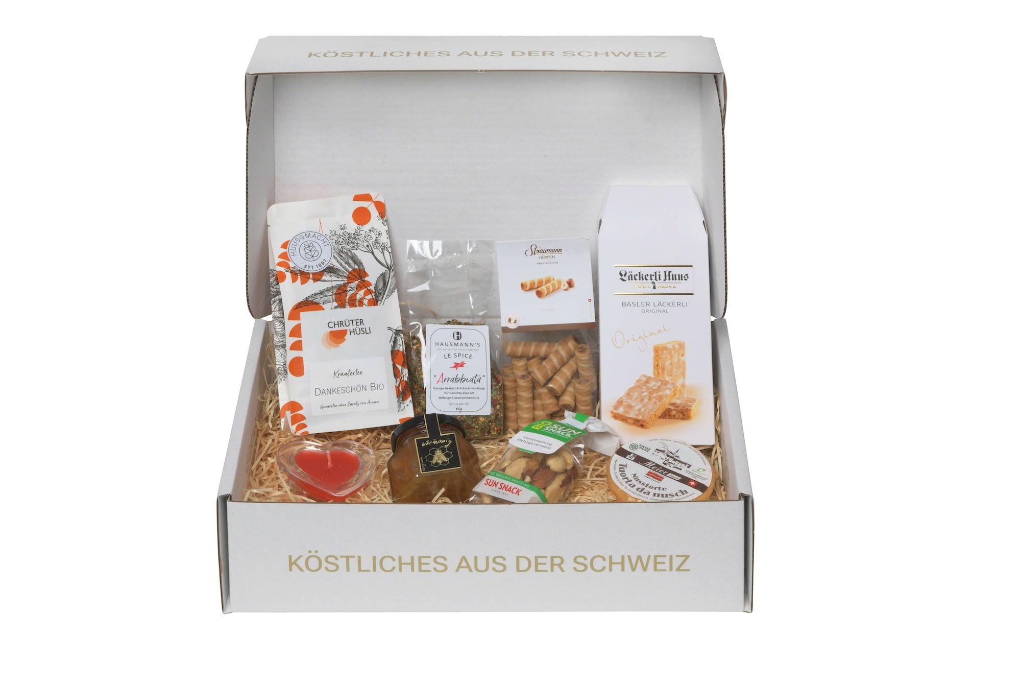Gourmet-Körbli Merci – Schweizer Geschenkbox