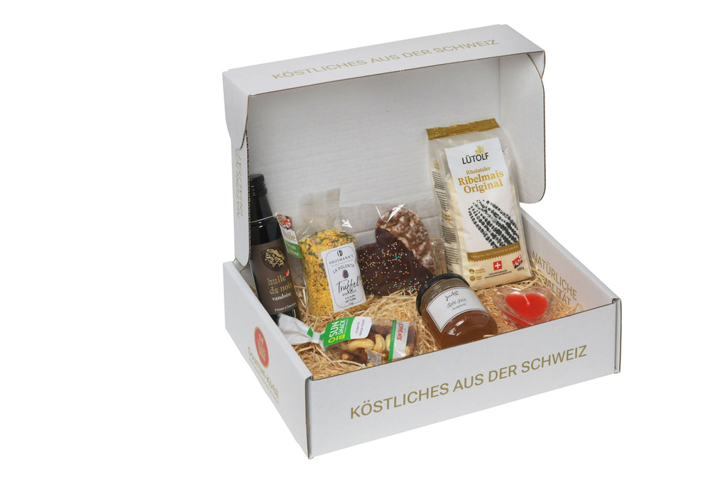 Gourmet-Körbli Trüffel – Premium Schweizer Geschenk für Unternehmen